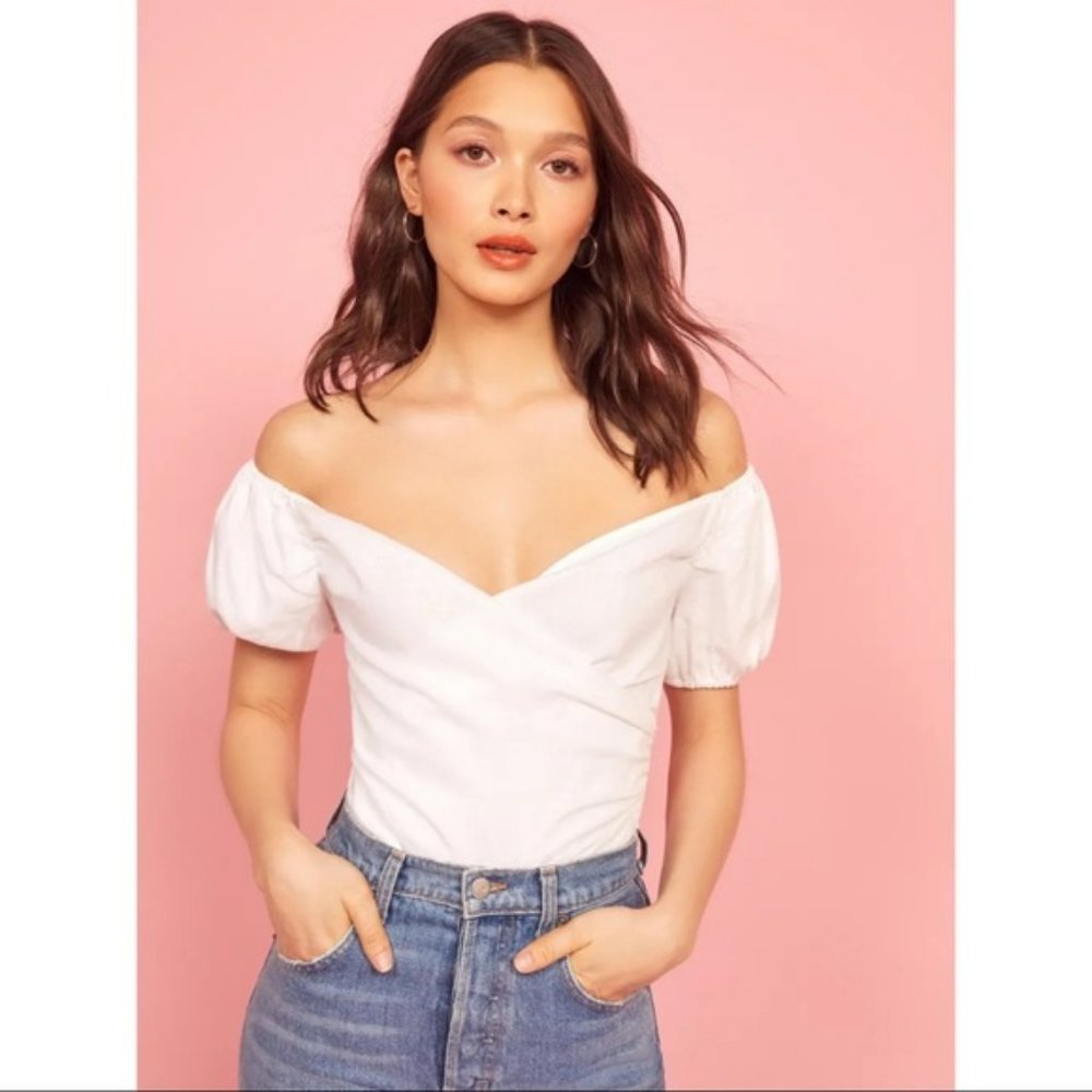 Reformation Framboise Top